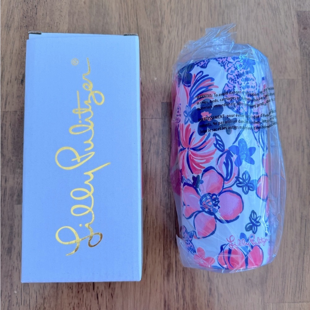 NWT Lilly Pulitzer Insulated Slim Tumbler 16.57oz Party Like A Lobstar - Picture 4 of 12